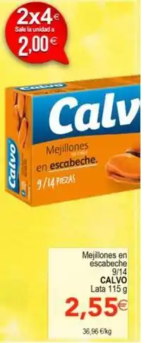 SPAR Calvo - mejillones en escabeche oferta