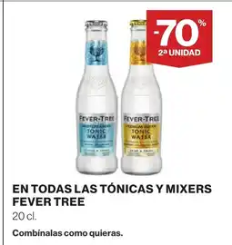 Supercor FEVER TREE En todas las tónicas y mixers oferta