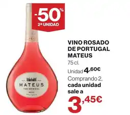 Supercor MATEUS Vino rosado de portugal oferta