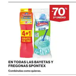 Supercor SPONTEX En todas las bayetas y fregonas oferta