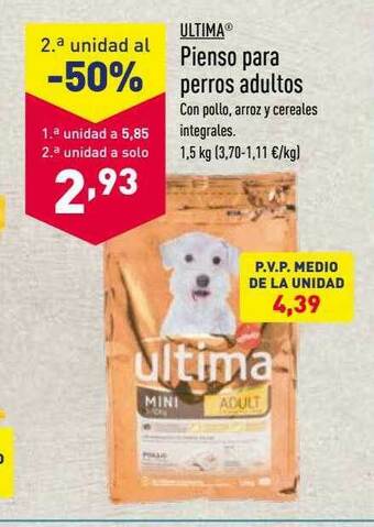 Ultima Pienso Para Perros Adultos