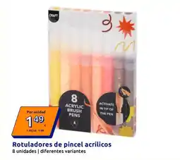 Action Rotuladores de pincel acrílicos oferta
