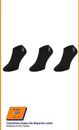Action Lotto - calcetines bajos de deporte oferta