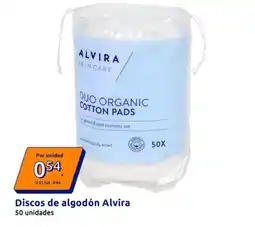 Action Alvira - discos de algodón oferta