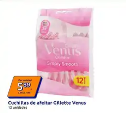 Action Gillette - cuchillas de afeitar venus oferta