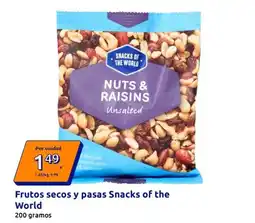 Action Snacks of the world - frutos secos y pasas oferta