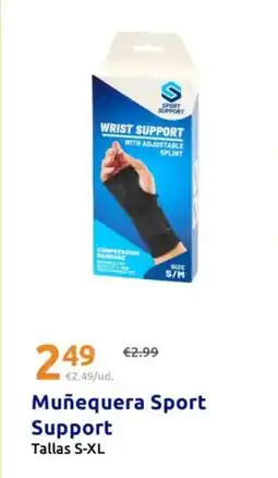 Action Munequera sport support oferta
