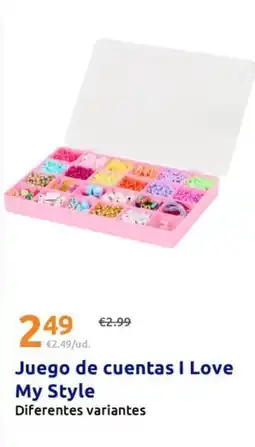 Action I love my style - juego de cuentas oferta