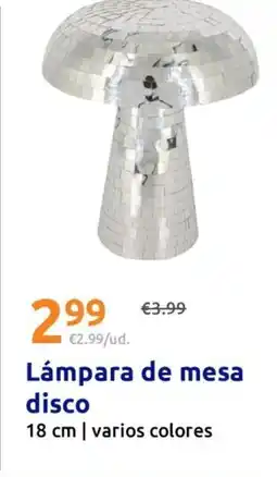 Action Lámpara de mesa disco oferta
