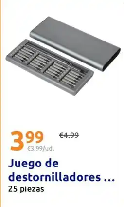 Action Juego de destornilladores oferta
