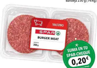 Spar - burger meat