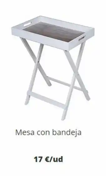 TEDi Mesa con bandeja oferta