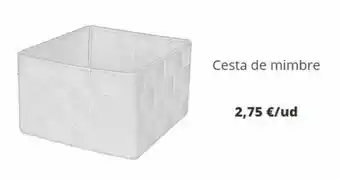 TEDi Cesta de mimbre oferta