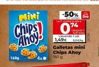 Dia Galletas chips ahoy oferta