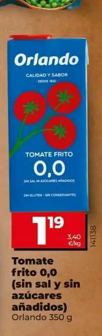 Dia Tomate frito orlando oferta