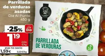Dia Parrillada de verduras dia oferta
