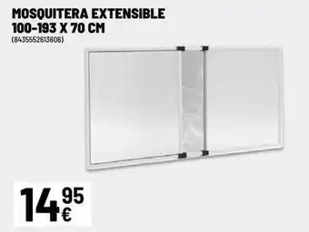 Mosquitera extensible 100-193 x 70 cm