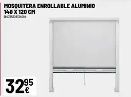 Brico Depôt Mosquitera enrollable aluminio 140 x 120 cm oferta