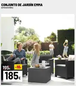 Brico Depôt Emma - conjunto de jardín emma oferta