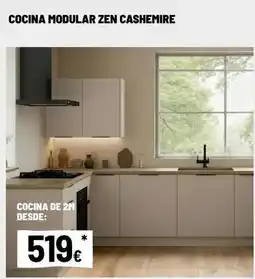 Brico Depôt Cocina modular zen cashemie oferta