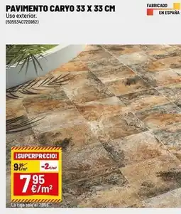 Brico Depôt Pavimento caryo 33 x 33 cm oferta