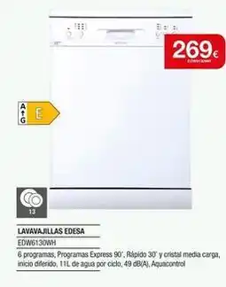 Milar Edesa - lavavajillas oferta