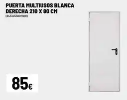 Brico Depôt Puerta multiusos blanca derecha oferta