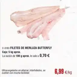 Abordo Butterfly - filetes de merluza oferta