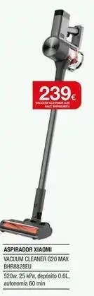Milar Xiaomi - aspirador vaomi vacuum cleaner g20 max bbris82ea oferta