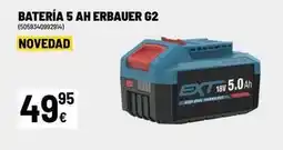 Brico Depôt Habitex - batería 5 ah erbauer g2 oferta