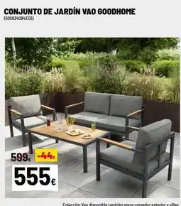 Brico Depôt Conjunto de jardín vao goodhome oferta