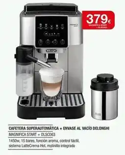 Milar Delonghi - cafetera superautomatica + envase al vacio oferta