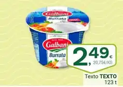 Supermercados Dani Galbani - texto oferta