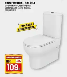 Brico Depôt Sistema - pack wc dual calicia oferta
