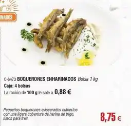 Abordo Boquerones enharinados oferta