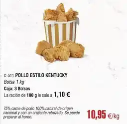 Abordo Origen - pollo estilo kentucky oferta