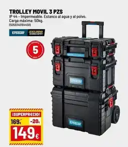 Brico Depôt Erbauer - trolley movi 3 pzs oferta