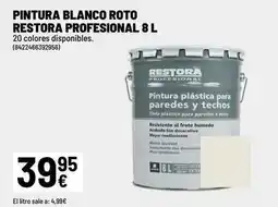 Brico Depôt Blanco - pintura roto restora profesional oferta