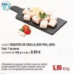Abordo Perfecto - taquitos de caella oferta