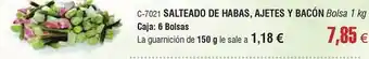 Abordo Salteado de habas, ajetes y bacon oferta