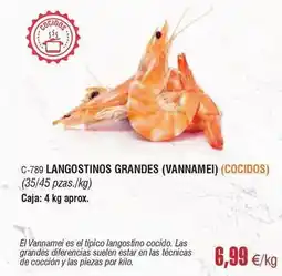 Abordo Langostinos grandes oferta