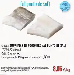 Abordo Suprema - s de fogonero oferta