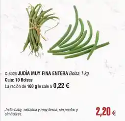 Abordo Muy fina - judia muy fina entera oferta
