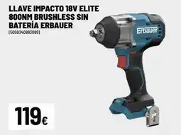 Brico Depôt Impacto - llave 18v elite oferta