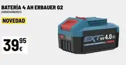 Brico Depôt Rowenta - batería 4 ah erbauer g2 oferta