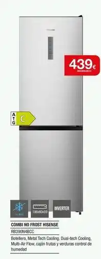 Milar Hisense - combi no frost oferta