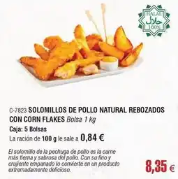 Abordo Corn - solomillos de pollo natural rebozados con flakes oferta
