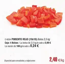 Abordo Pimiento rojo oferta