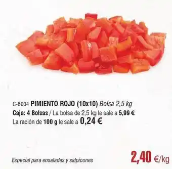 Abordo Pimiento rojo oferta