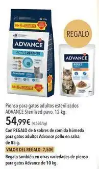 El Corte Inglés Advance - pienso para gatos adultos esterilizados oferta